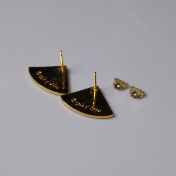 Vintage Pink Isle Of Skye Stud Earrings - Picture 10 of 12